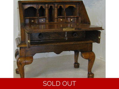 A Queen Anne period country made bureau